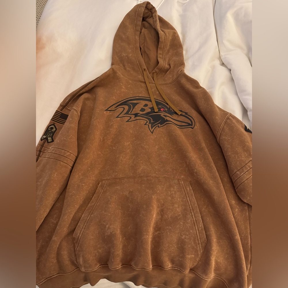 Unisex Baltimore Ravens NFL hoodie, size XL, like new